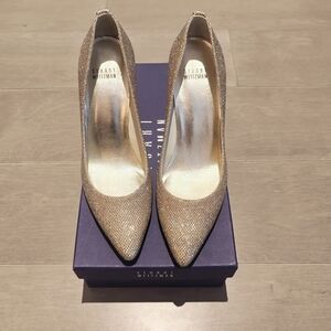 Stuart Weitzman Gold Pumps